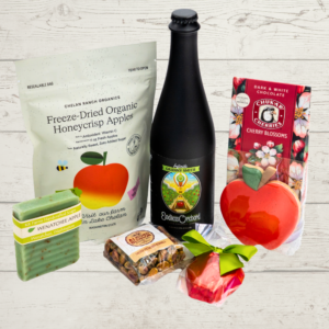 A display of products in the gift