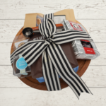 Artisan Board Collection Artisan board with black and white ribbon