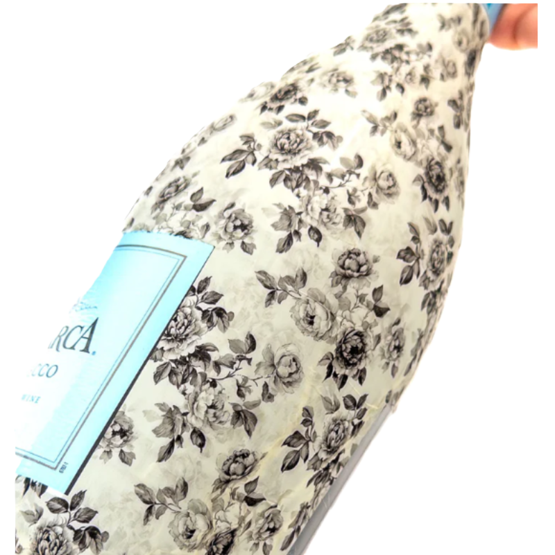 Black & White Floral Wrapped LaMarca Prosecco – Just $24 More