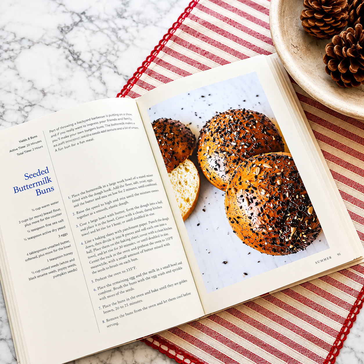 cookbook open